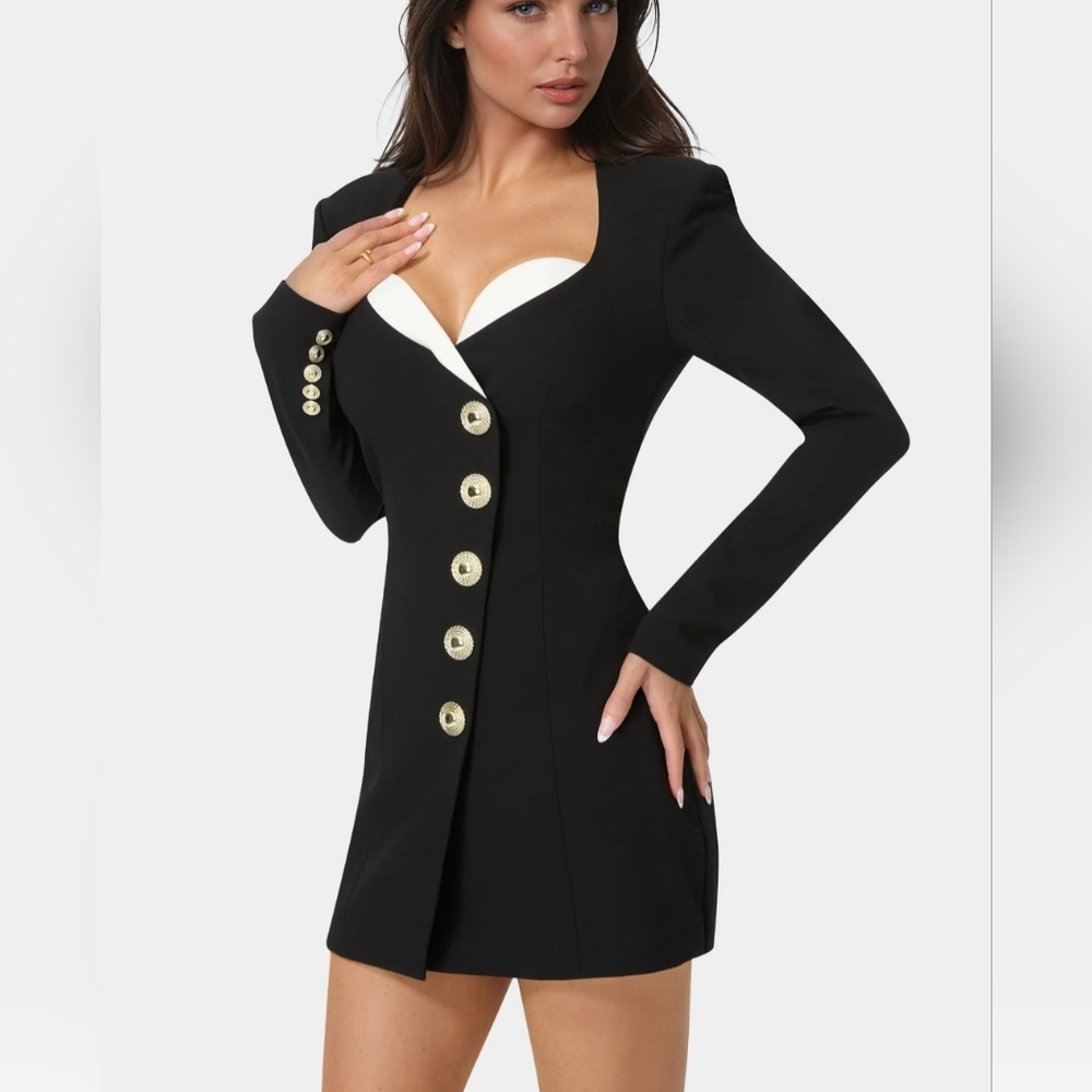 Bebe Alyssum Tuxedo Style Romper